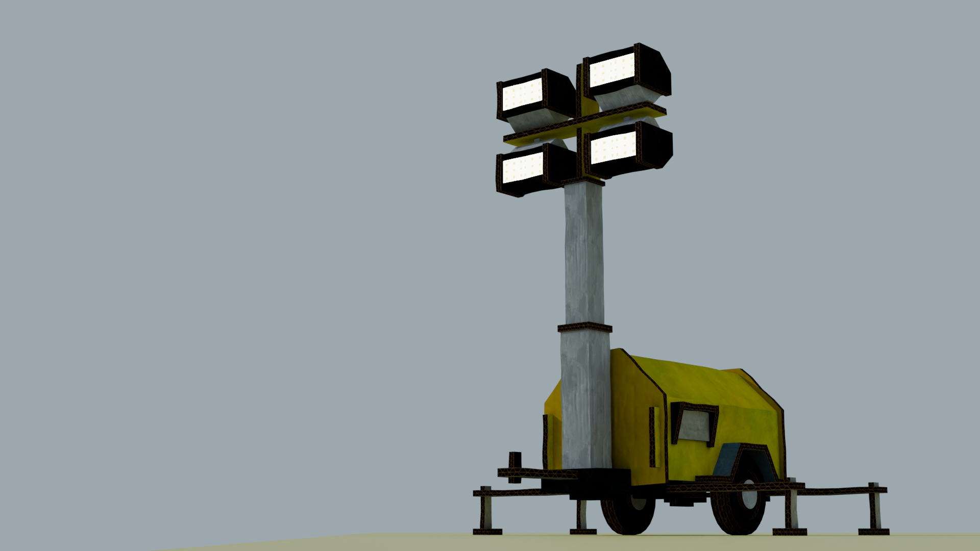 Cardboard Floodlight preview image 2