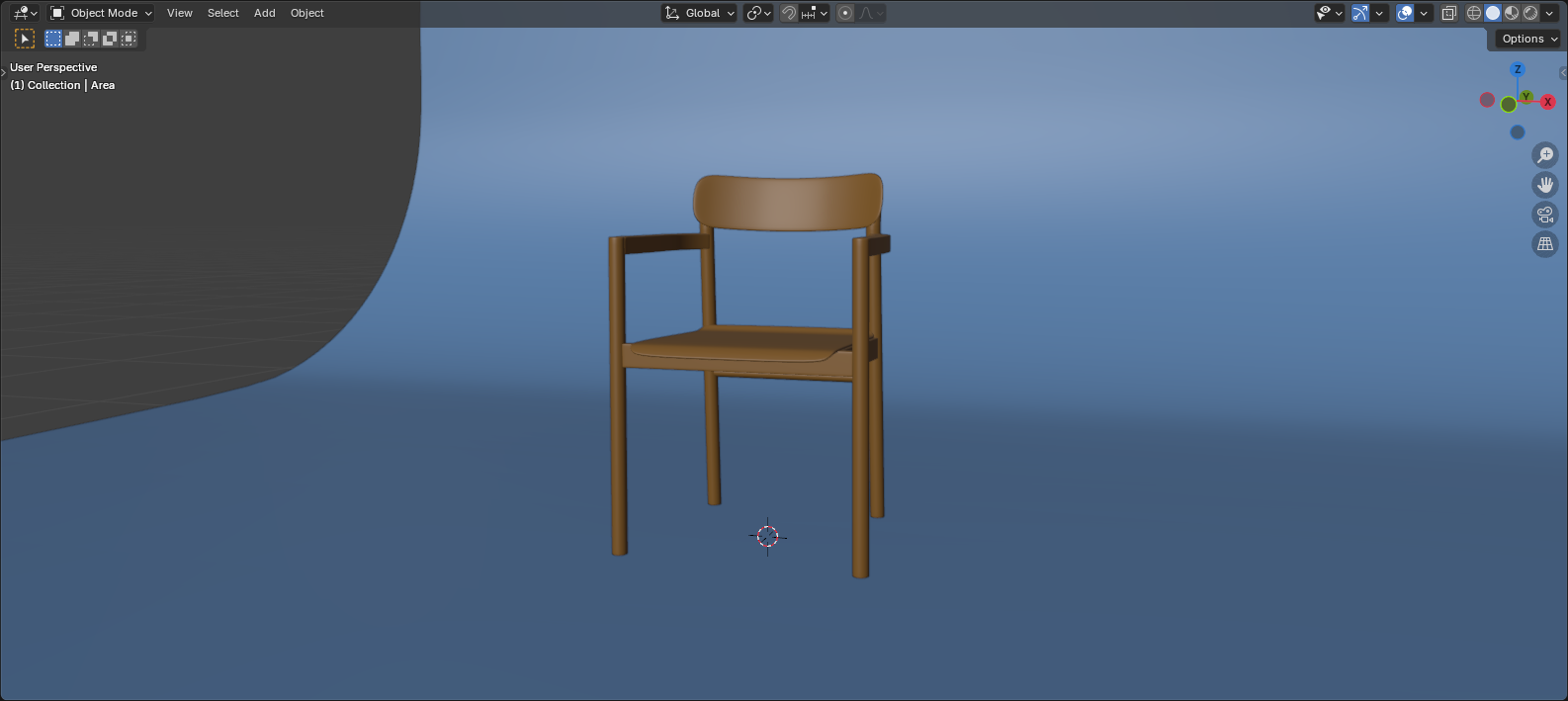 Post Armchair preview image 2