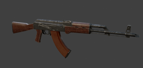 Weathered AKM rifle preview image