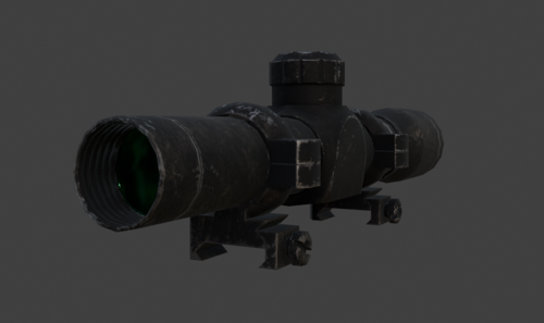 Weathered Rifle Scope preview image