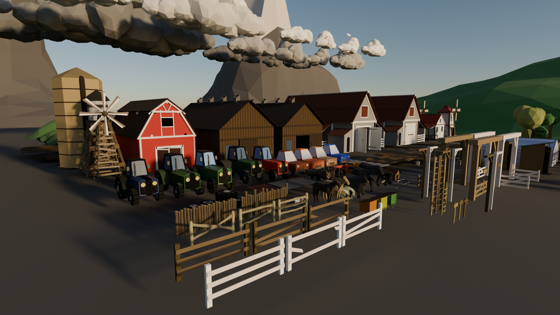 Low_Poly_Asset_Pack_Farm preview image 7