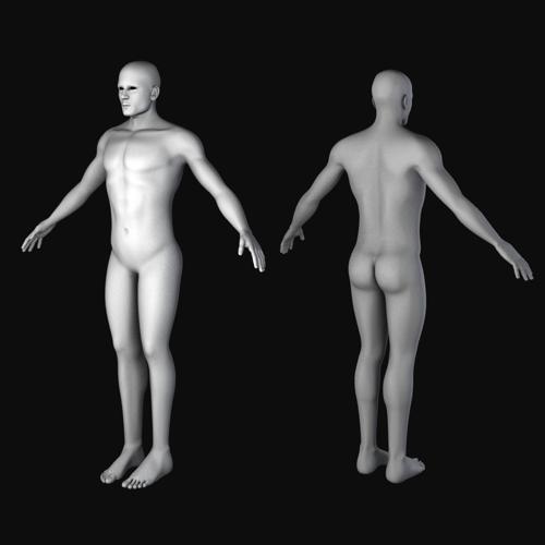 Human Male Basemesh preview image