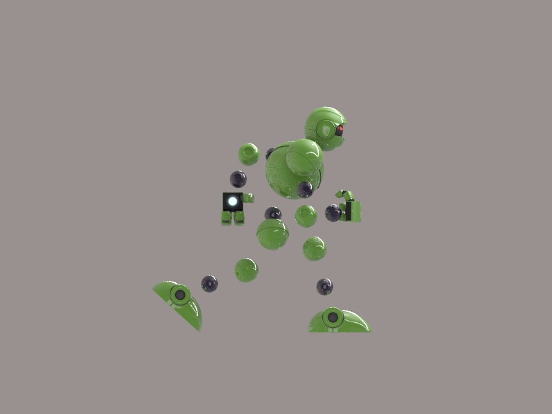 Vectorman with walk cycle preview image 1