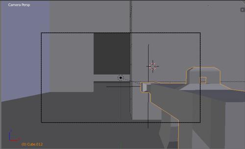 Blender First Person shooter template preview image