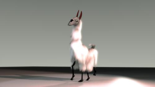 Rigged Llama preview image