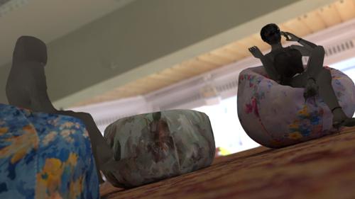 3 beanbags chairs preview image