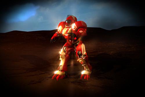 space siut rigged preview image