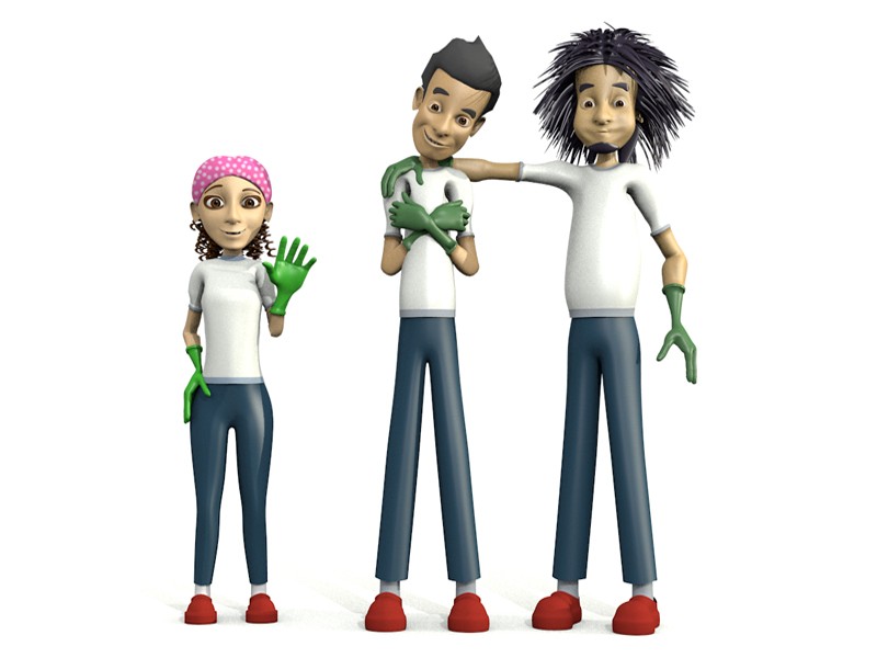 characters industry recyclable preview image 1