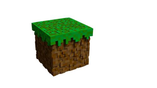 Graphic Minecraft DIRT BLOCK preview image