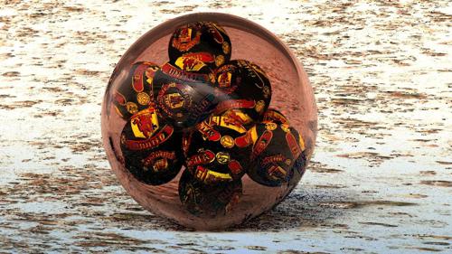 Manchester United glass ball preview image