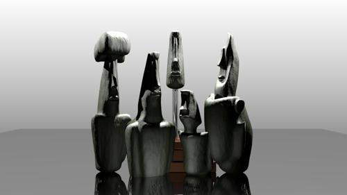 Easter island statues preview image