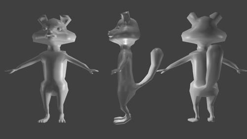 Low poly character 02 preview image