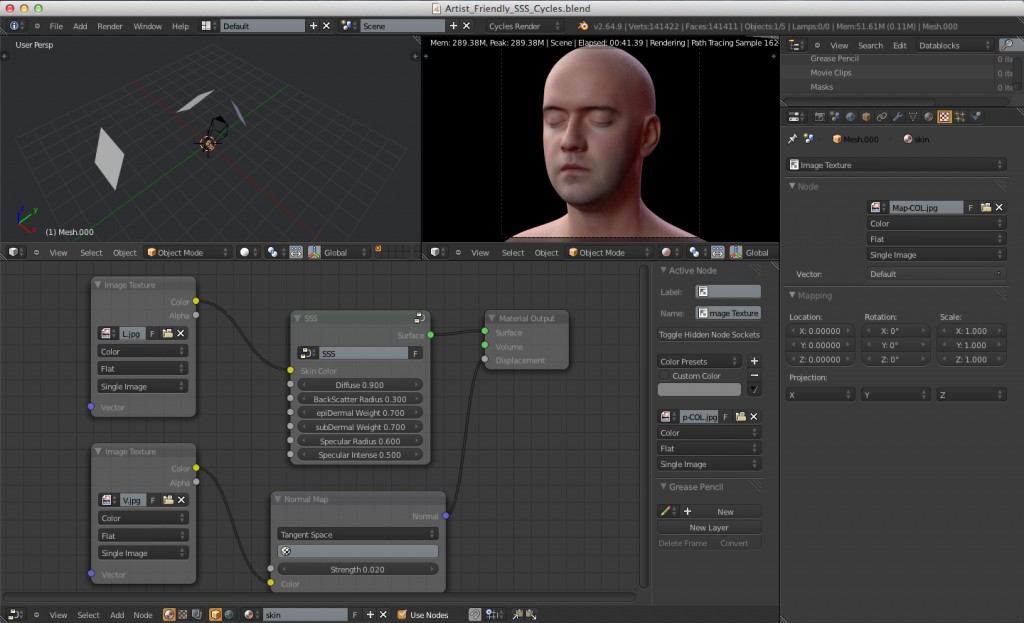 SSS Shader for Cycle preview image 1