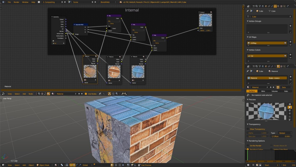 Material 3 in 1 (Vertex Color mask) preview image 3
