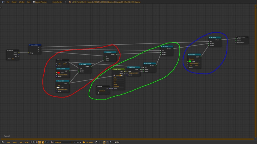 Material 3 in 1 (Vertex Color mask) preview image 5