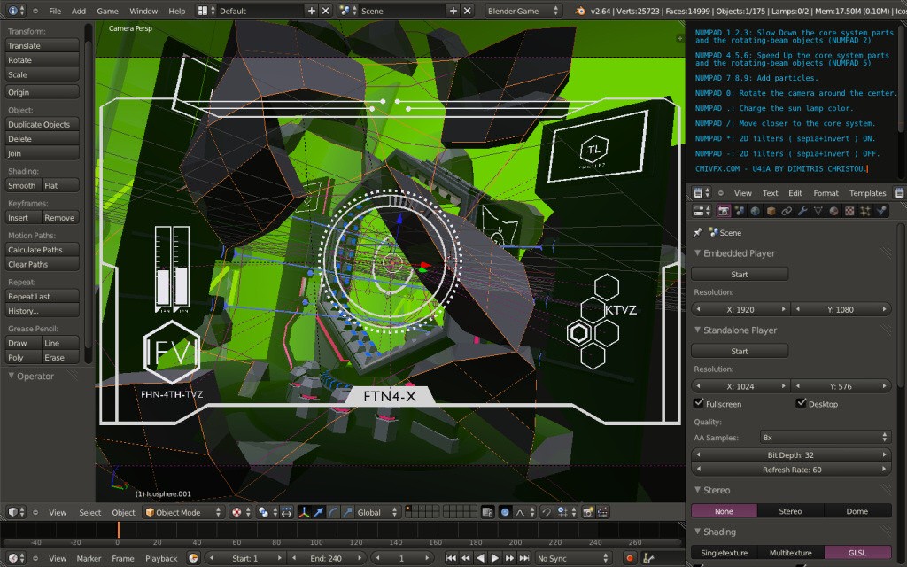 cmiVFX – Blender Realtime Game Engine