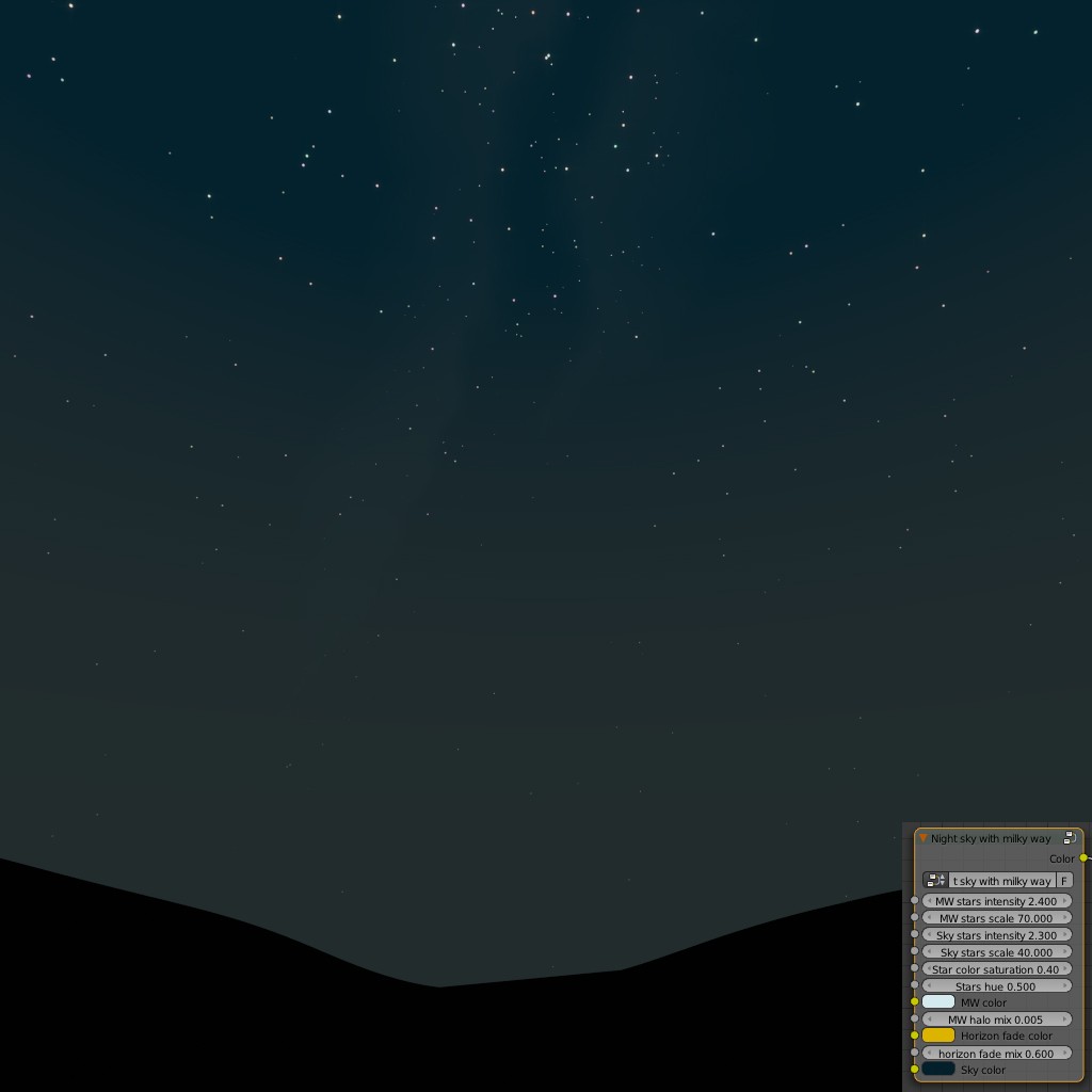 Night sky with milky way preview image 1
