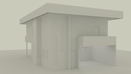 House 2 floors  Cycles  preview image