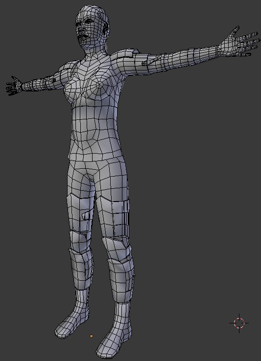 Character with armor preview image 1