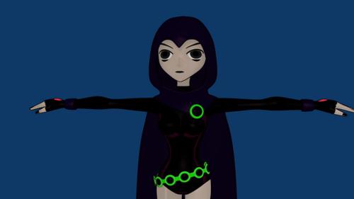 teen titans raven preview image