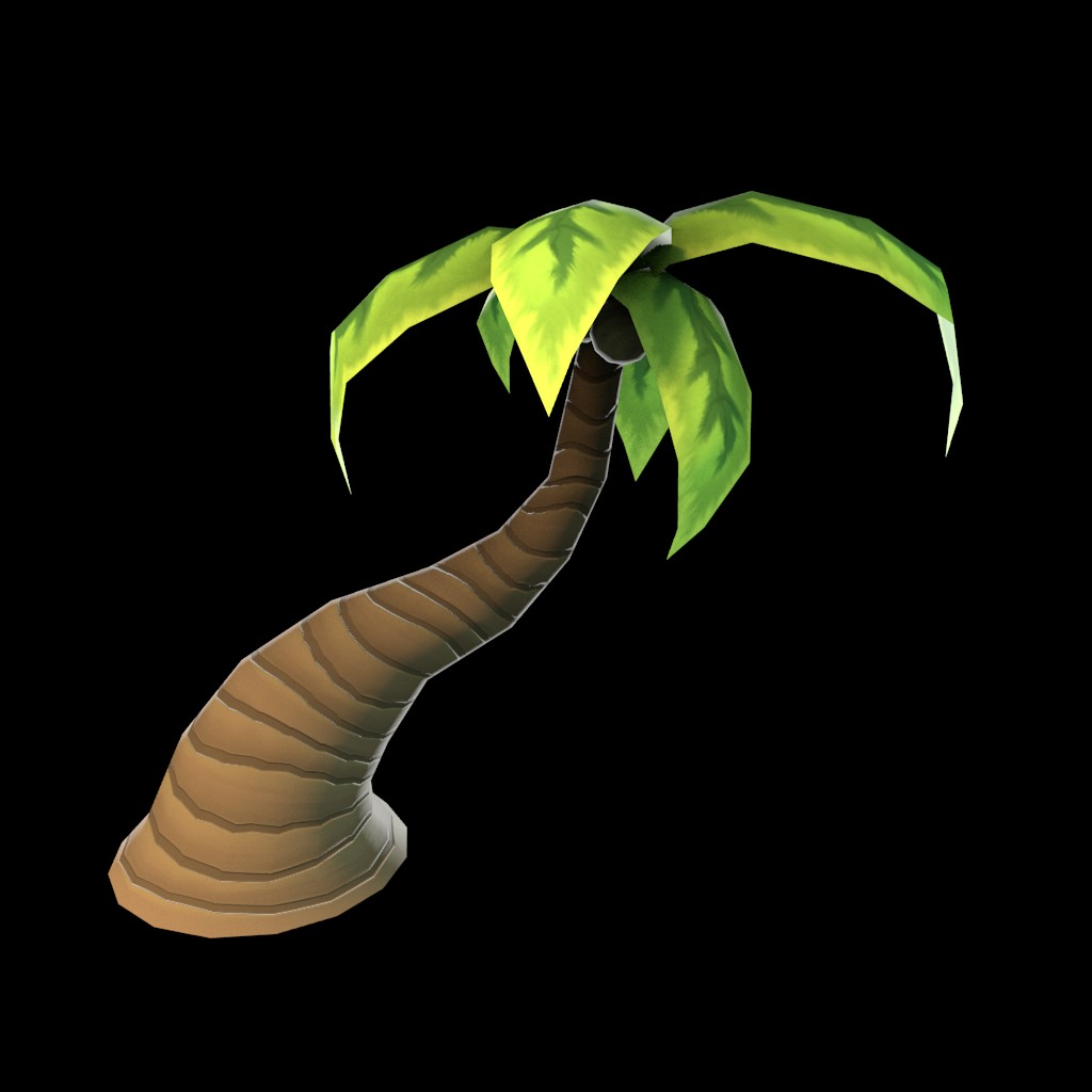 Cartoon Coconut tree preview image 1