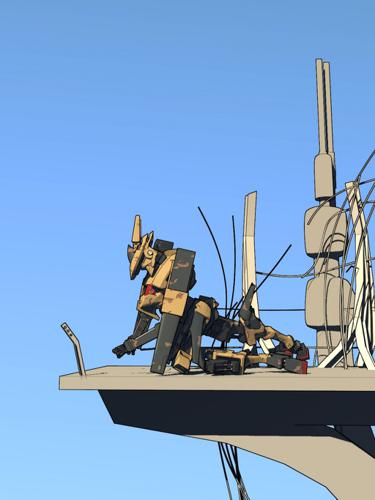 Exteel mech (Blender Guru Competition entry) preview image