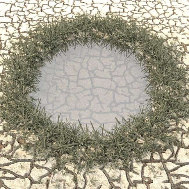 Desert scene with dried out ground preview image 2