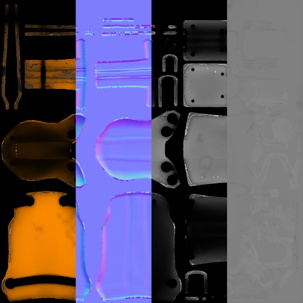 Robotic Arm rigged and textured preview image 5