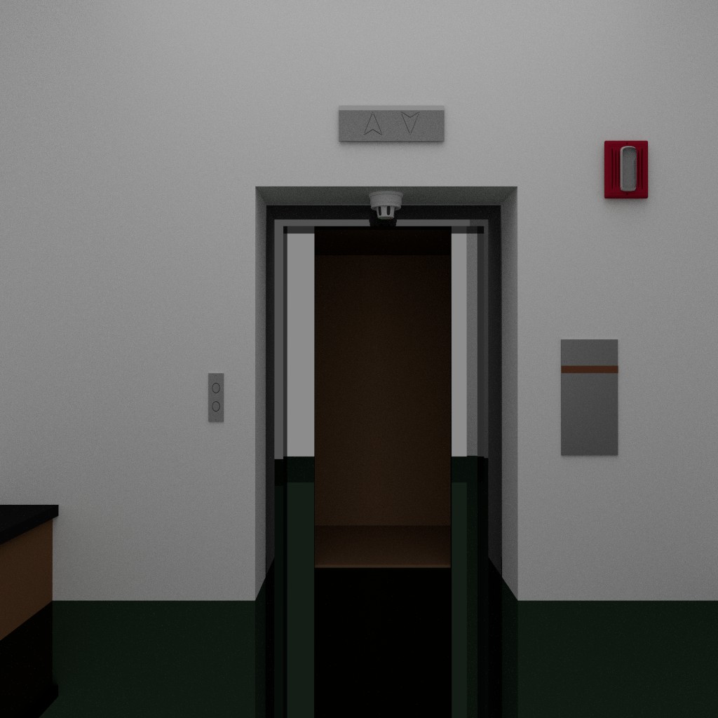 elevator at the end of the hall preview image 4