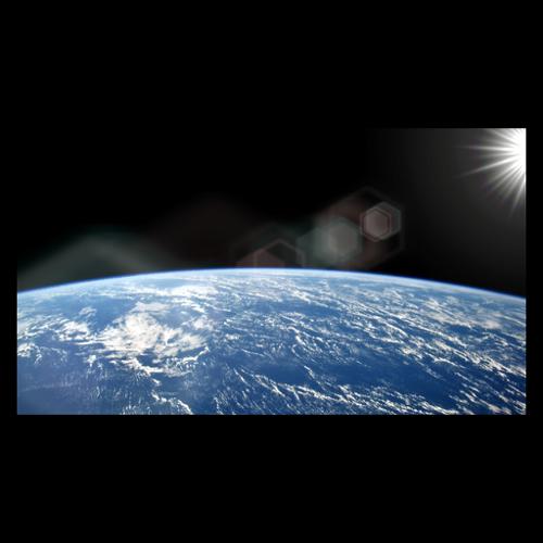 Lens flare shader with real time preview preview image